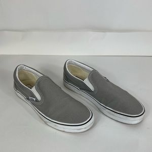 Women’s Grey Slip On Vans SIZE 9.5